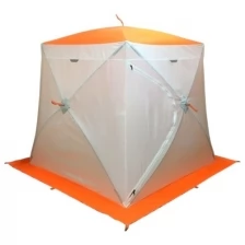 Палатка МrFisher 170 ST, цвет белый/оранжевый, в упаковке, без чехла Пингвин .